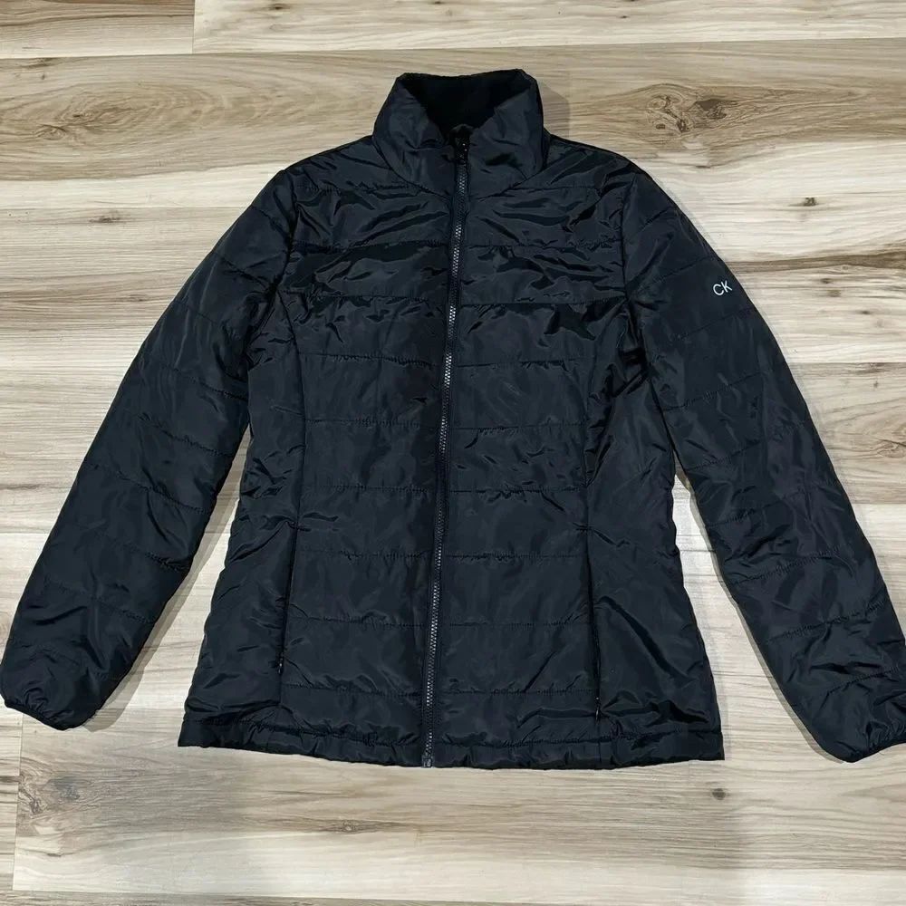Calvin Klein Black Puffer Jacket Women’s Small